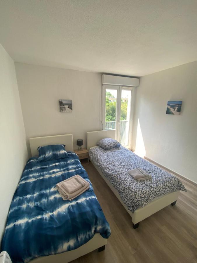 ביסקארוס Appartement 3P, 72M2, Centre Ville, Parking Prive Tout Confort מראה חיצוני תמונה